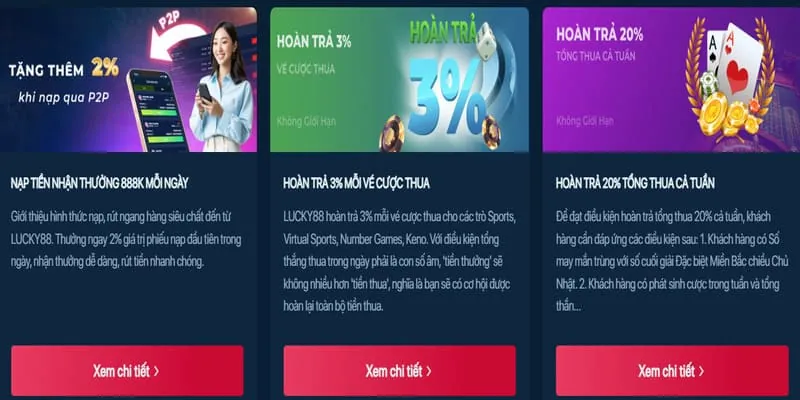 Thưởng Nạp Lại Hàng Tuần gobet casino